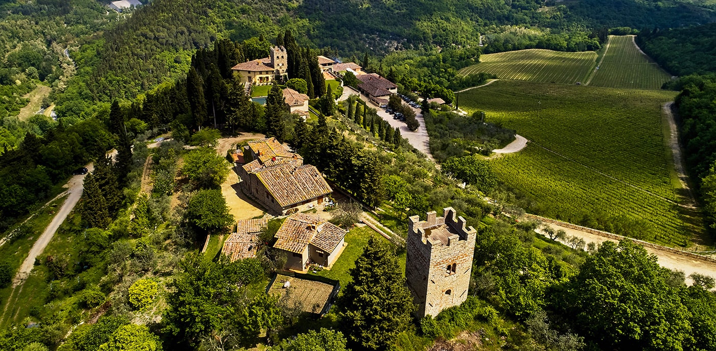 Castello di Verrazzano nabij Montefioralle