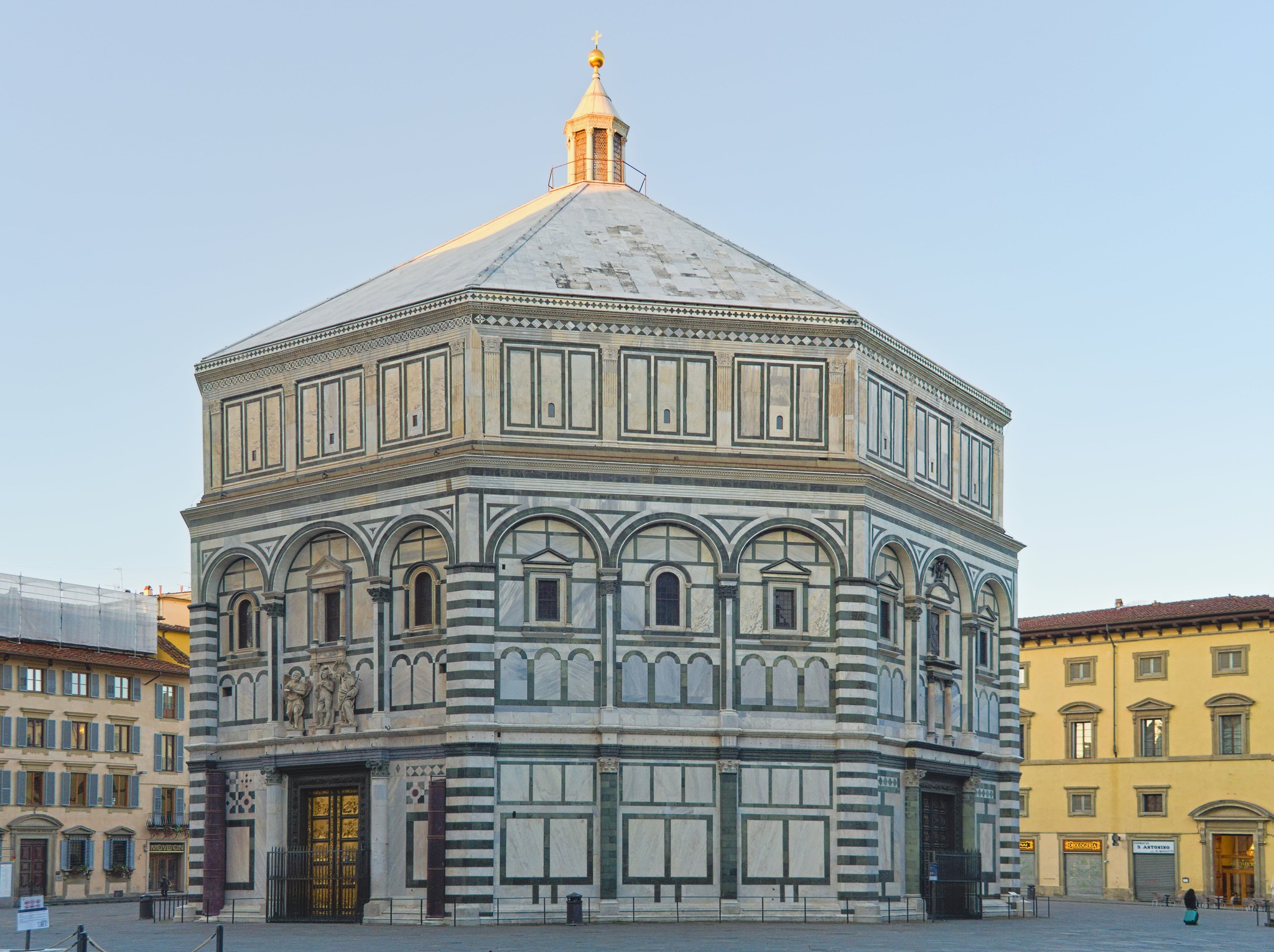 Vue extérieure du Baptistère Saint-Jean de Florence