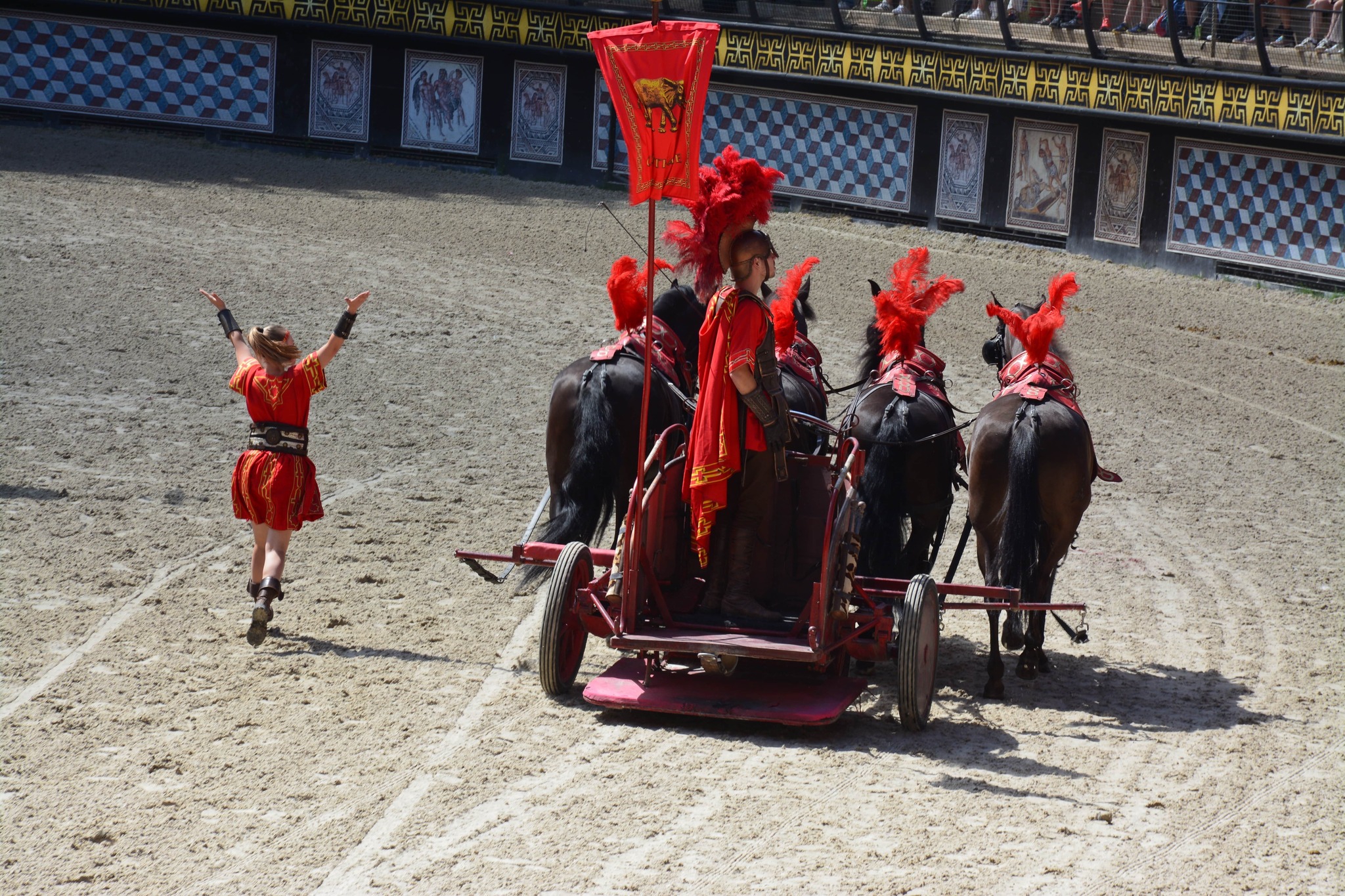 Wagenrennen Circus Maximus Rom antike Quadriga Spektakel