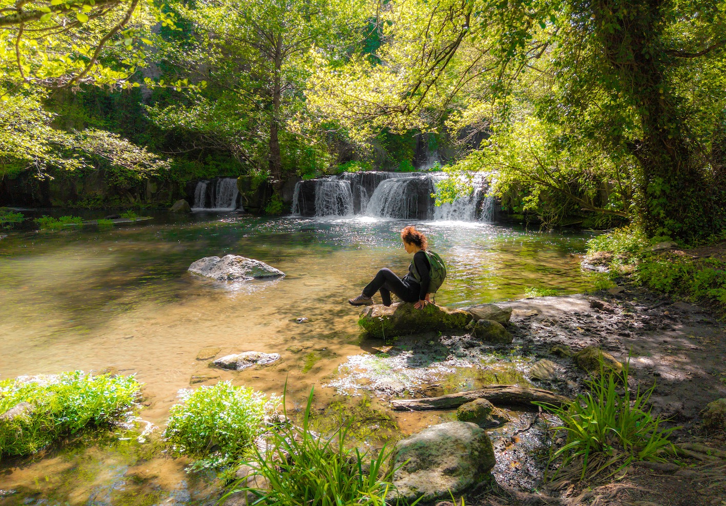 Cascate naturali Monte Gelato fiume Treja Lazio