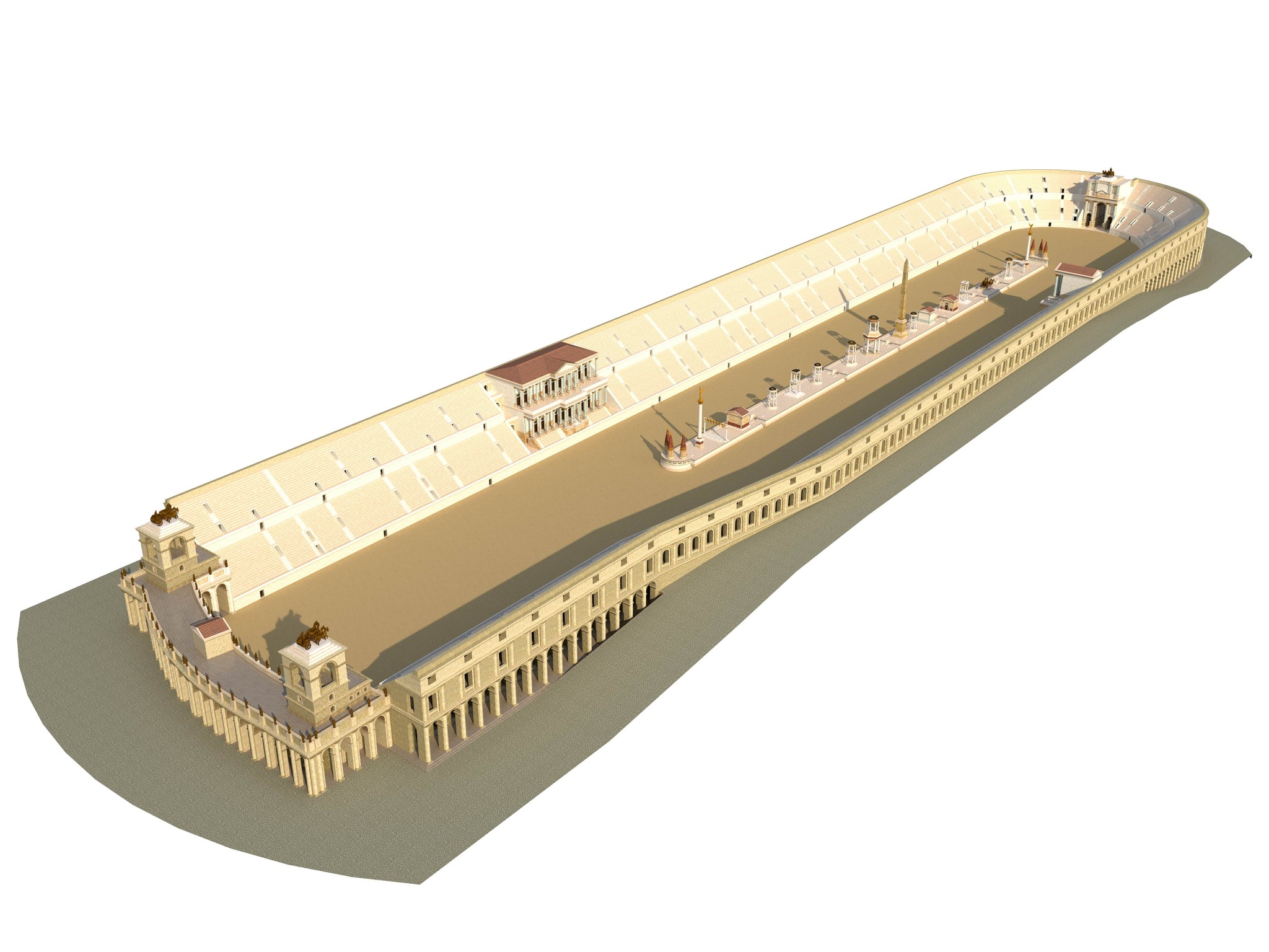Circus Maximus Rom historische Rekonstruktion antikes Stadium