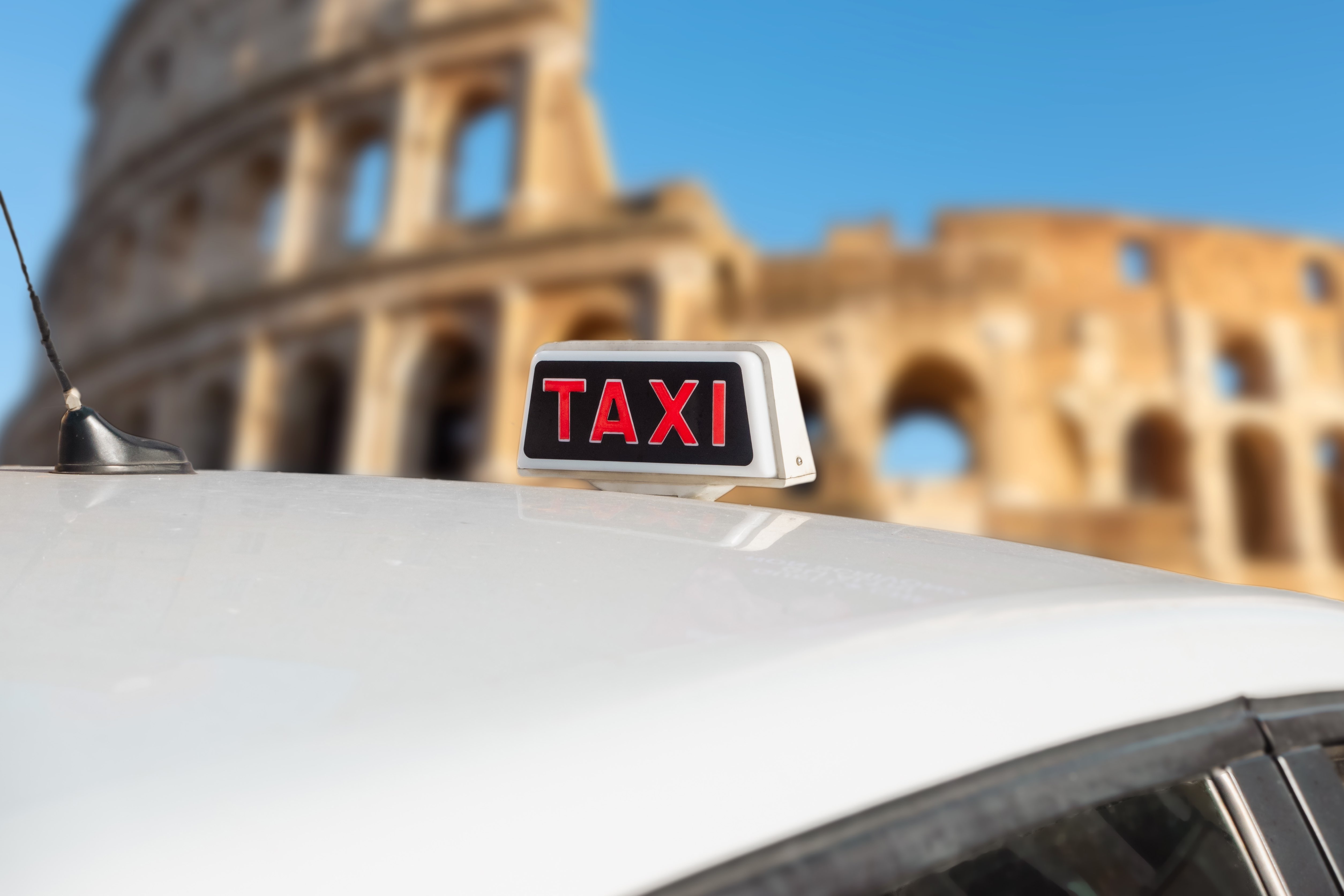 Taxi officiel à Rome pour se déplacer rapidement