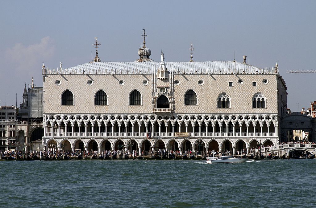 Dogenpalast Palazzo Ducale am Markusplatz in Venedig