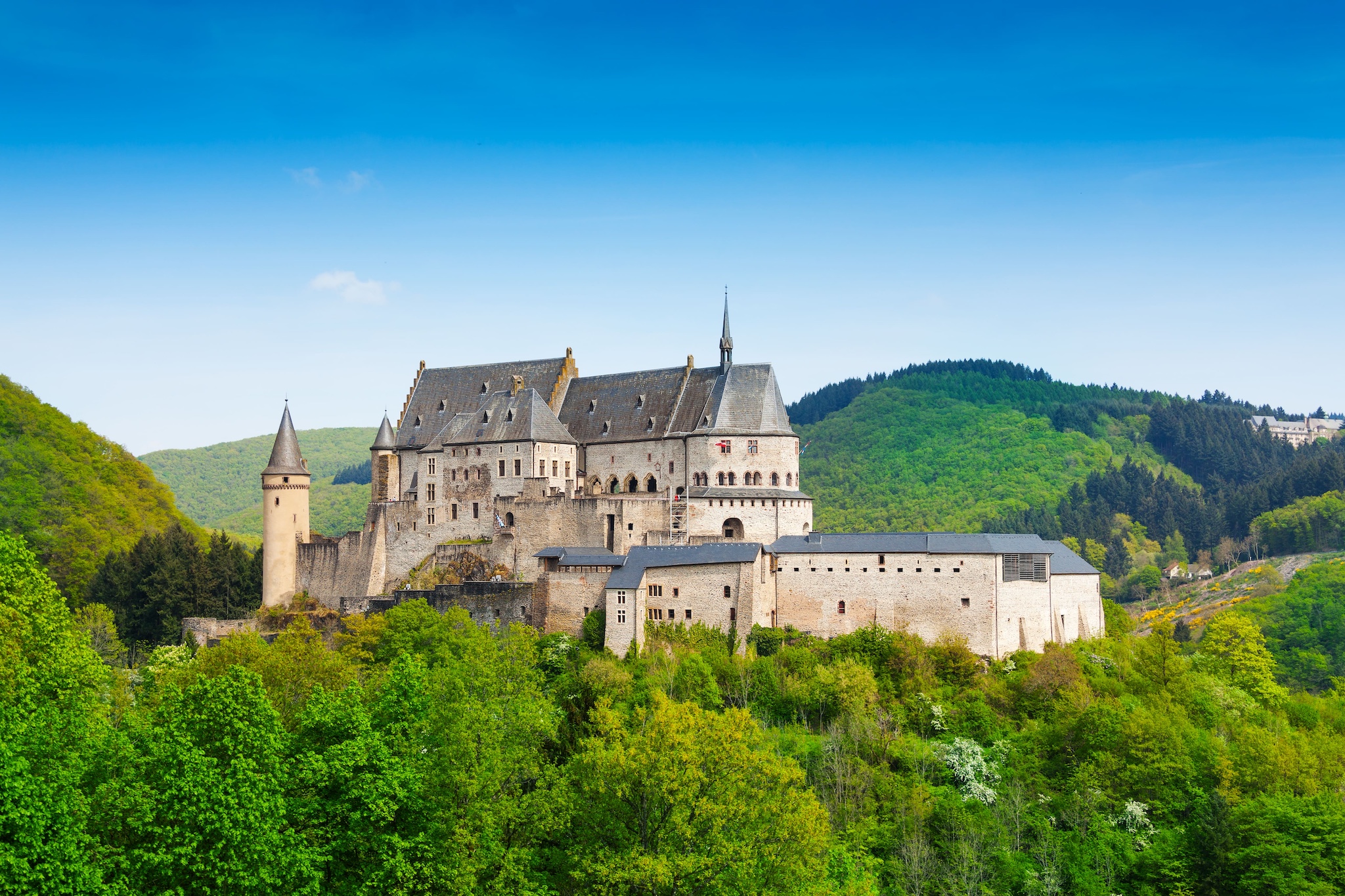 Castello di Vianden visto dall'esterno