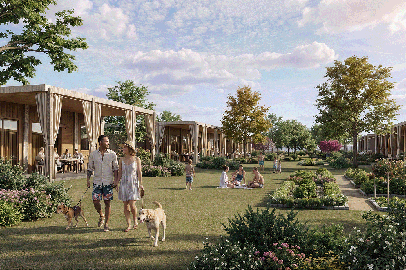 Premium-Mobilheim in Venetien mit Terrasse und Gartenblick