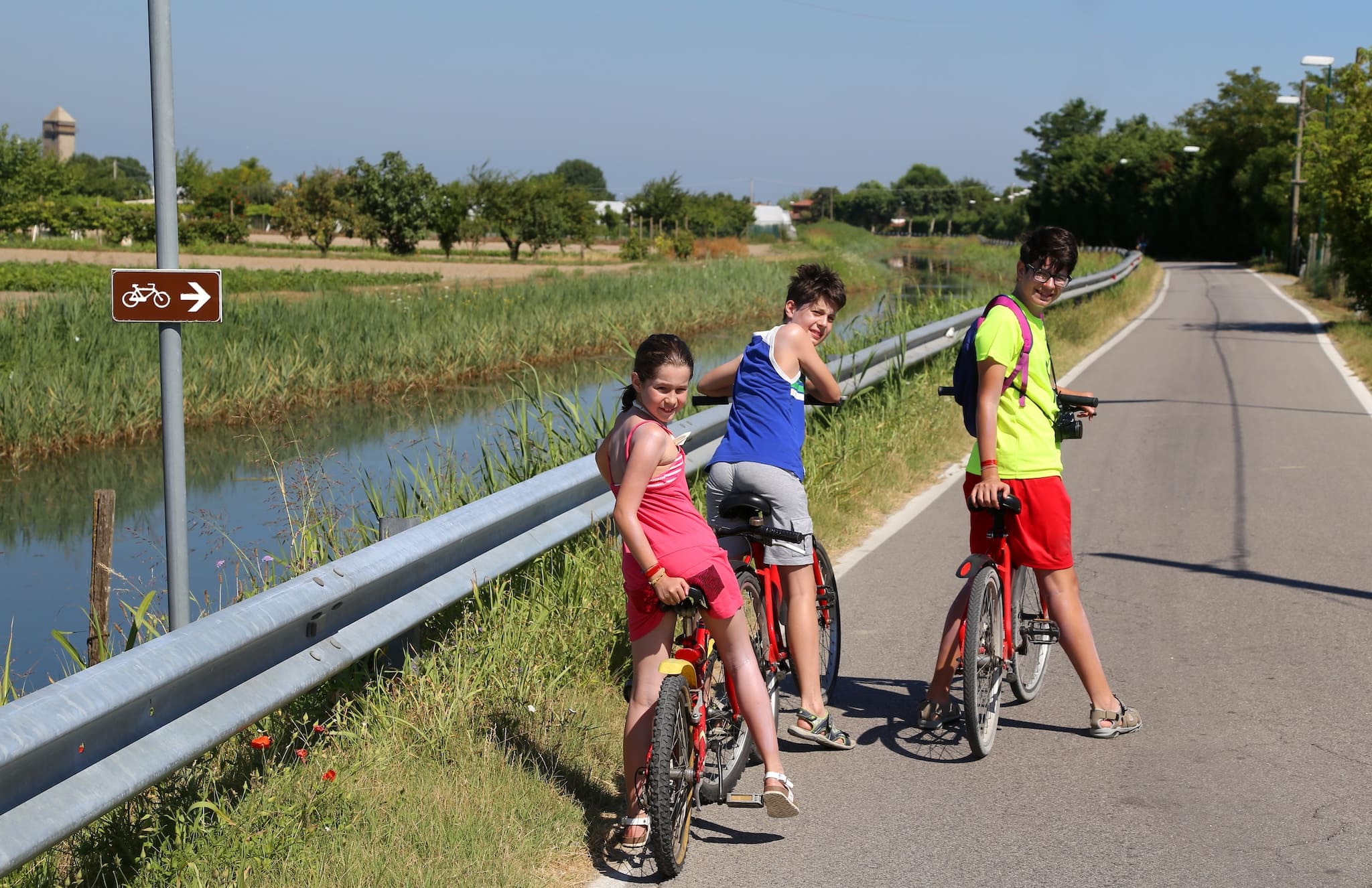 Radtour von Eraclea Mare nach Caorle - Radweg Litorale Venetien