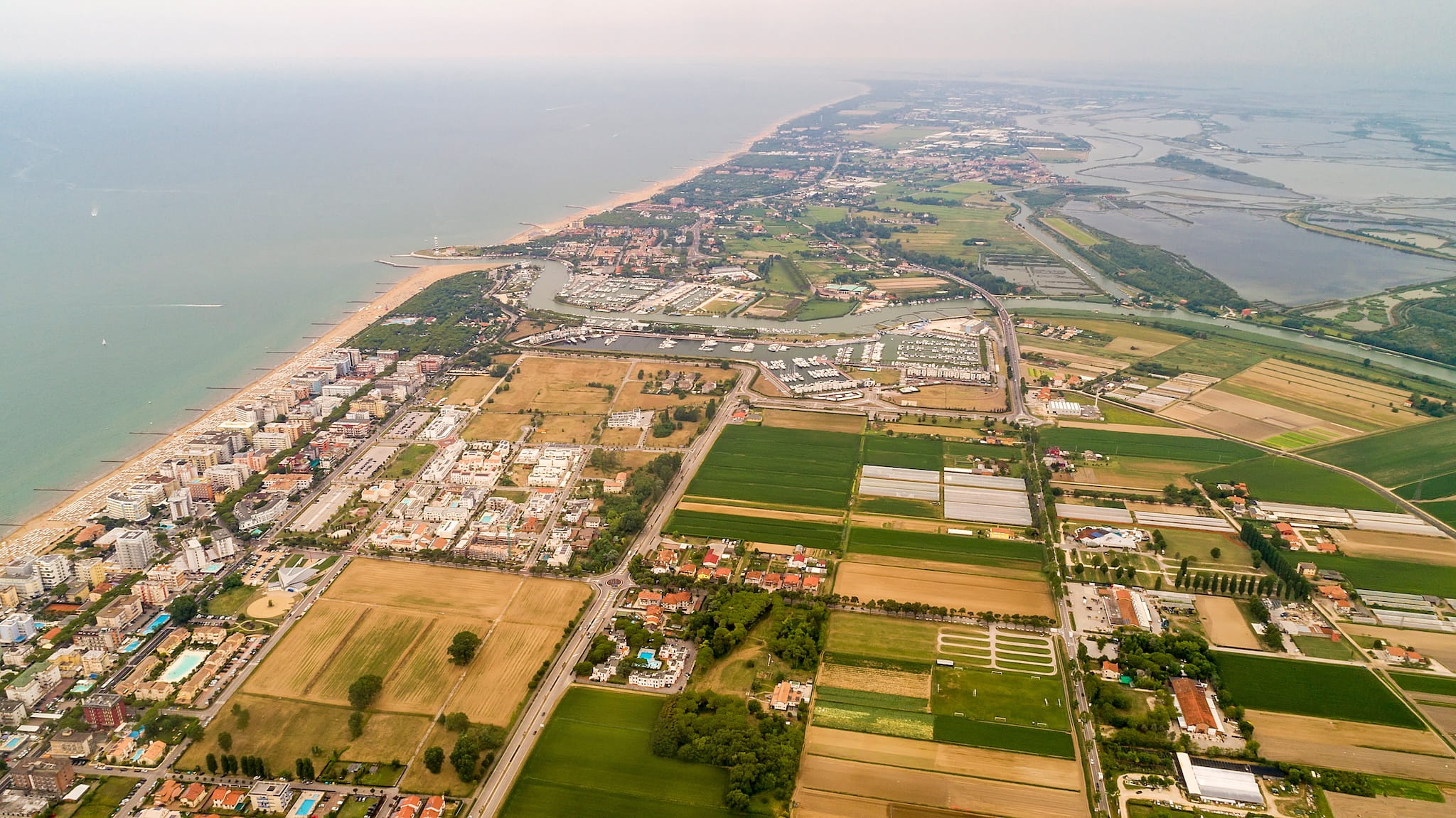 Überblick der Küstenorte Venetiens – Jesolo, Bibione, Caorle, Eraclea Mare