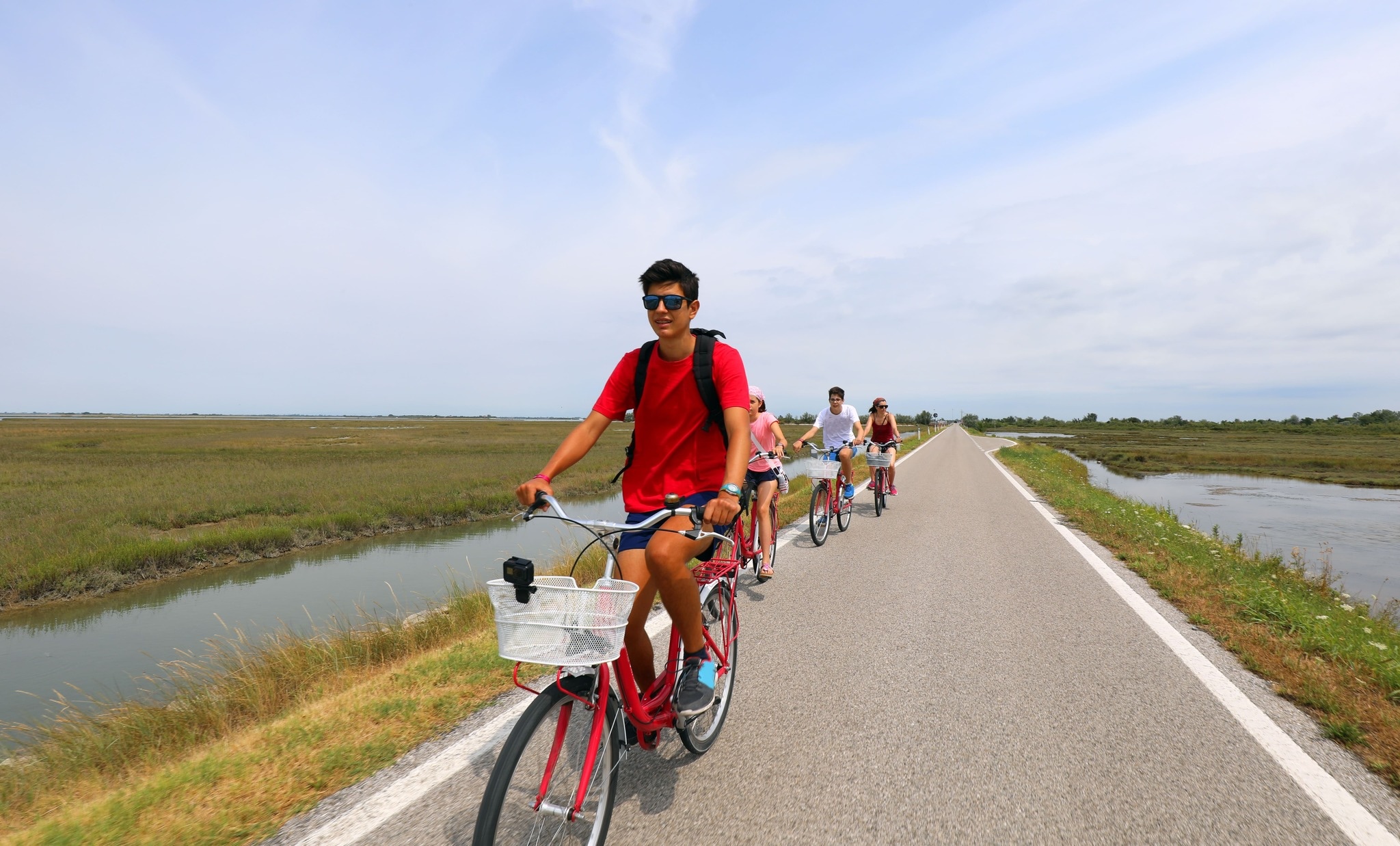 Fahrradtour zwischen Eraclea Mare und Caorle – Radweg durch die Pineta