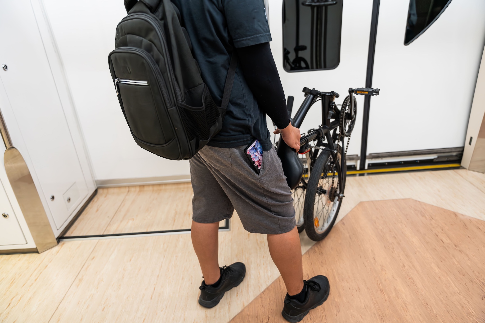 Bici metro Roma trasporto biciclette pieghevoli stazione