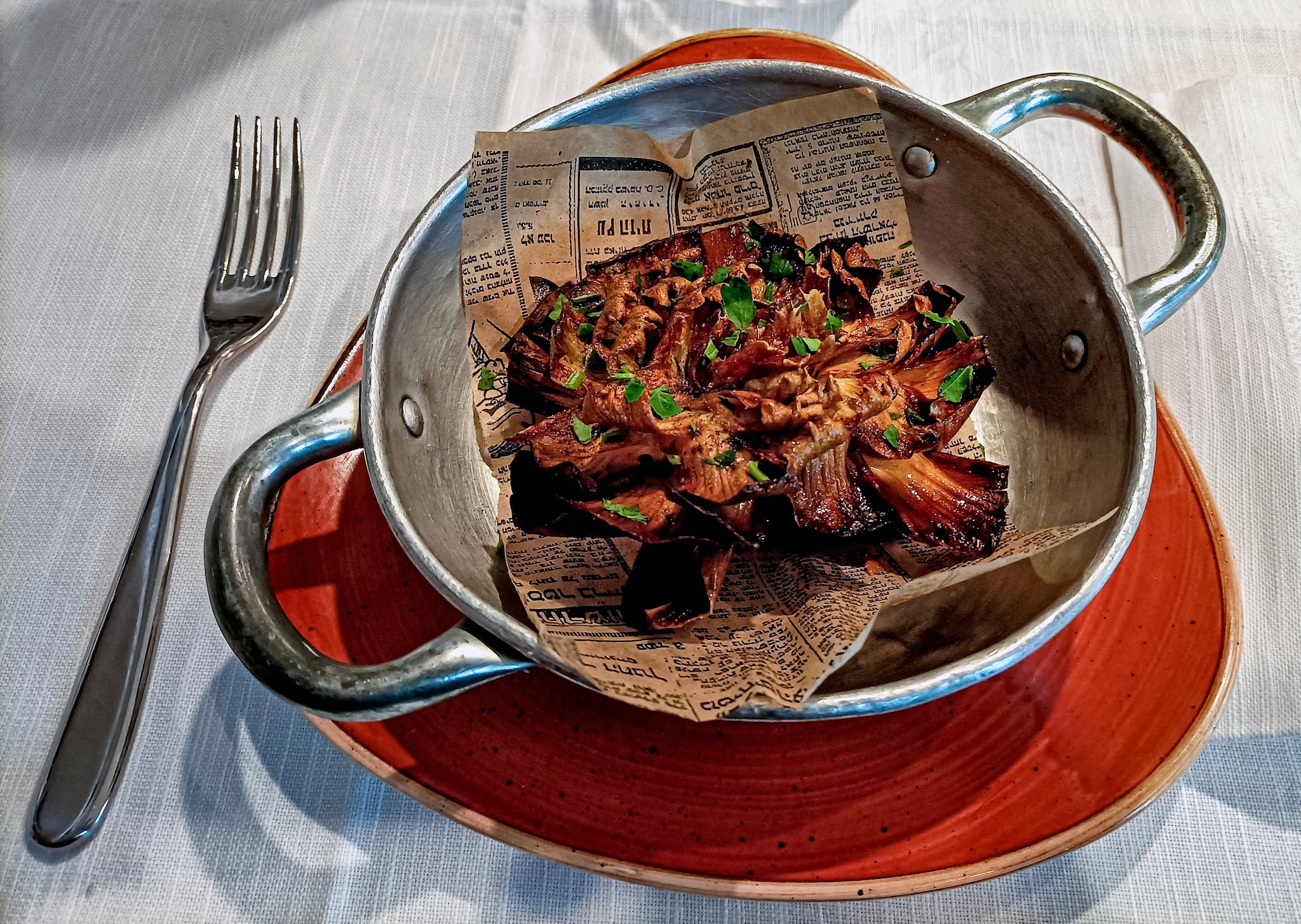 Carciofi alla giudia, specialità della cucina ebraico-romana