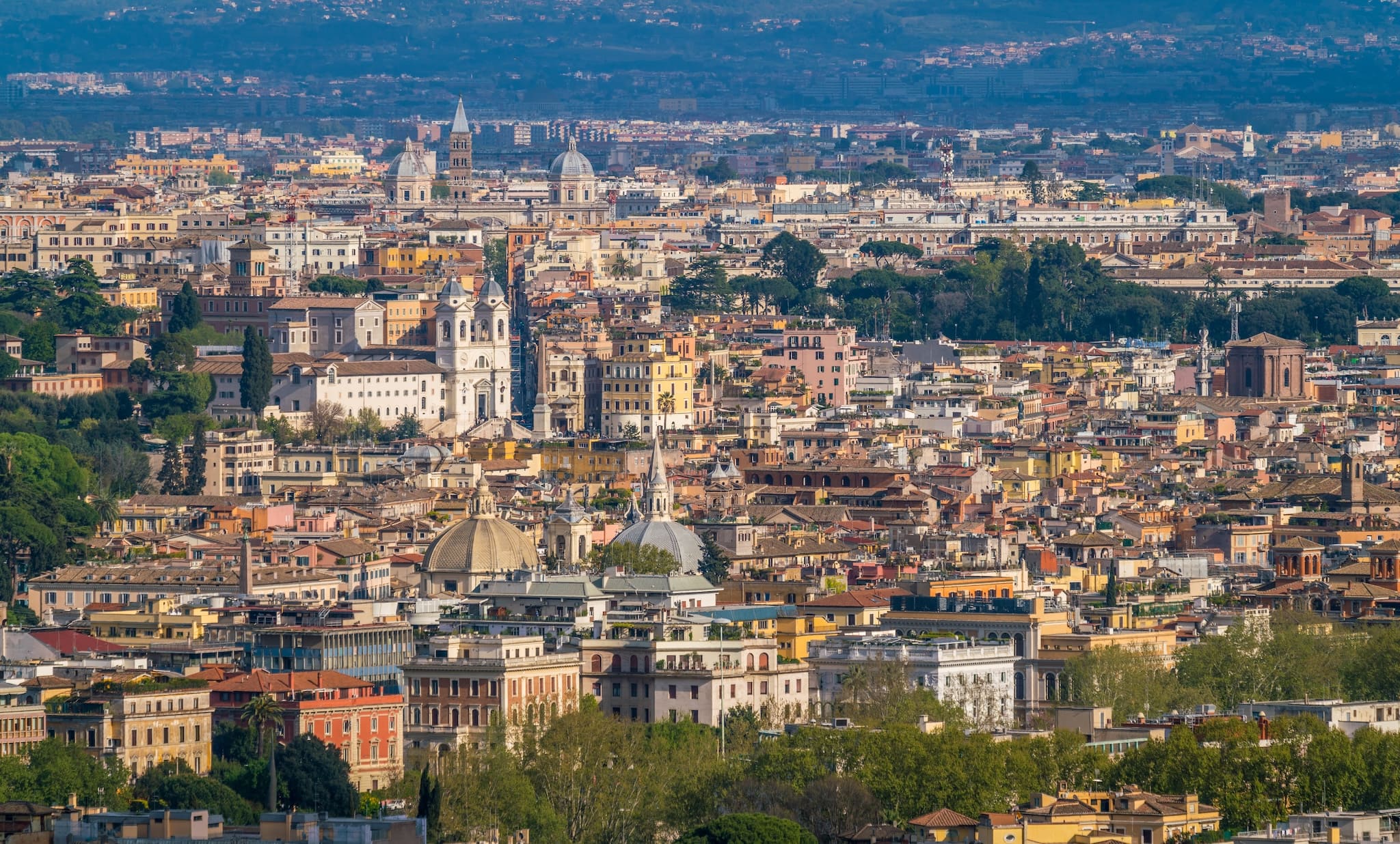 Monte Mario Zodiaco Roma vista panoramica
