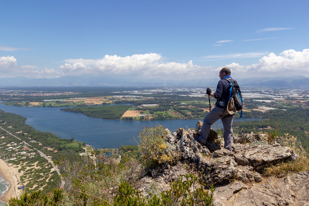 Trekking sul promontorio del Circeo con vista mare