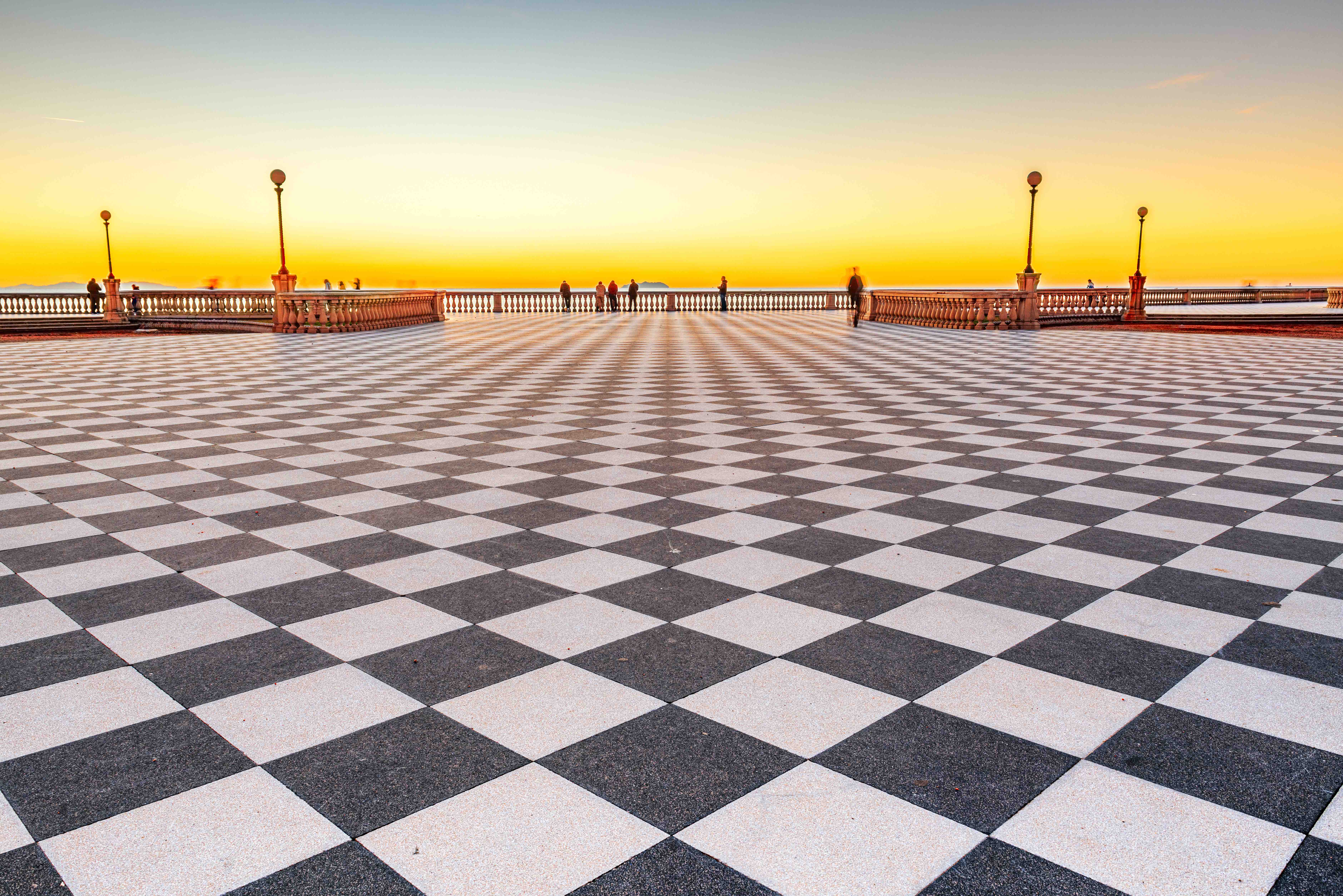 Terrazza Mascagni, Panoramaterrasse mit Blick auf das Meer