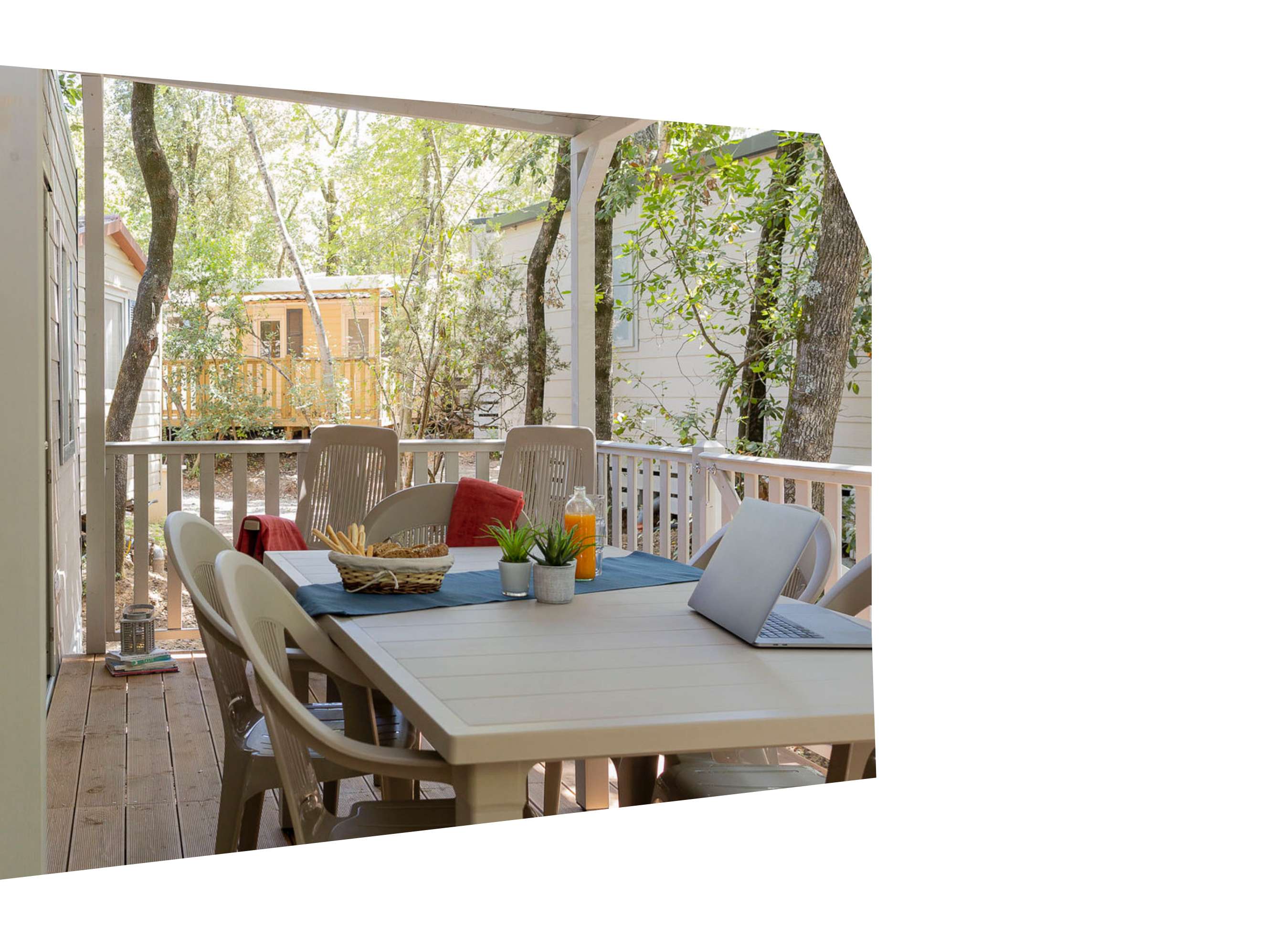 Veranda esterna in campeggio