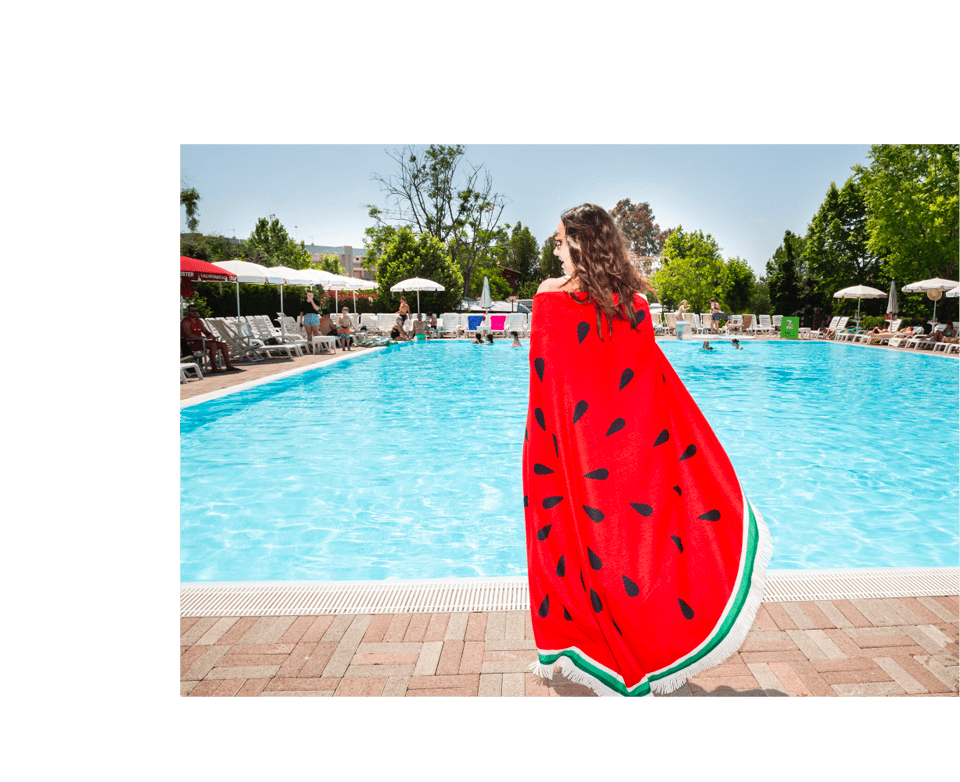 Piscina in campeggio a Roma