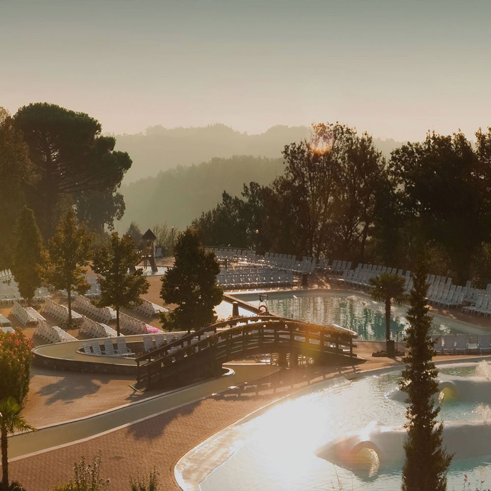 Parco acquatico in campeggio nel Chianti