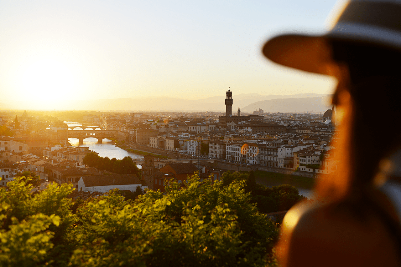 Panorama di Firenze dal Piazzale Michelangelo | campeggio