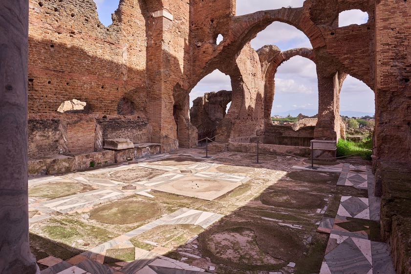 Terme Villa dei Quintili mosaici romani antichi