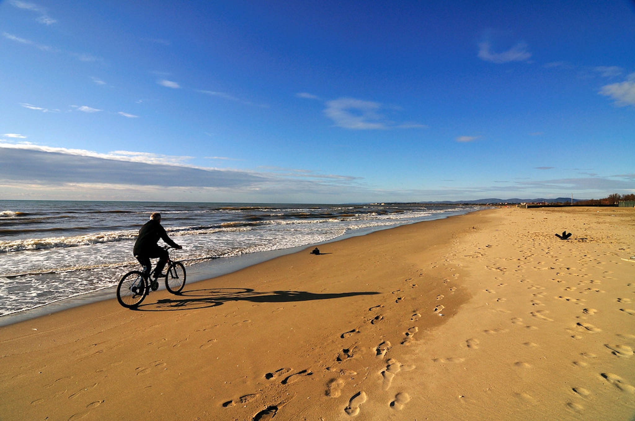 Spiaggia di Passoscuro con dune costiere e mare