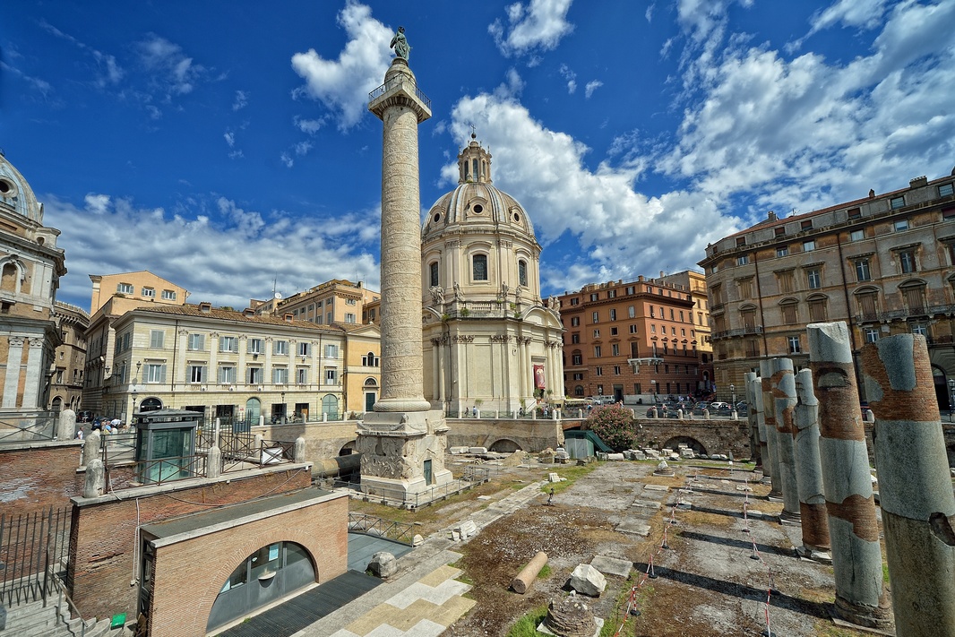 Monumenti principali dell'area archeologica romana