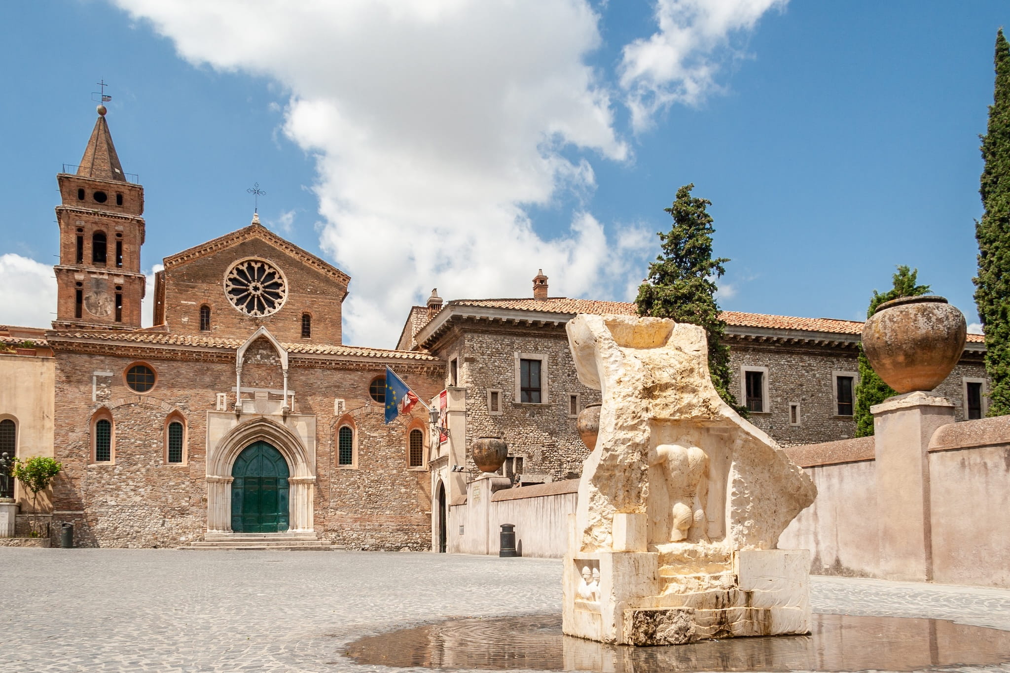 Ingang Villa d'Este in Tivoli