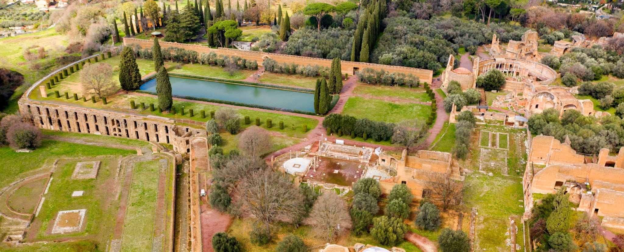 Villa Adriana bij Tivoli